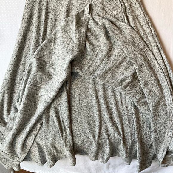 Alya Women Dress size M ShortSleeve V-neck A-line KneeLength Stretchy Gray - Picture 8 of 10